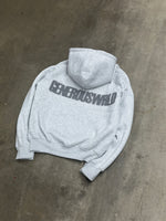 Load image into Gallery viewer, GREY GENEROUSWRLD HOODIE
